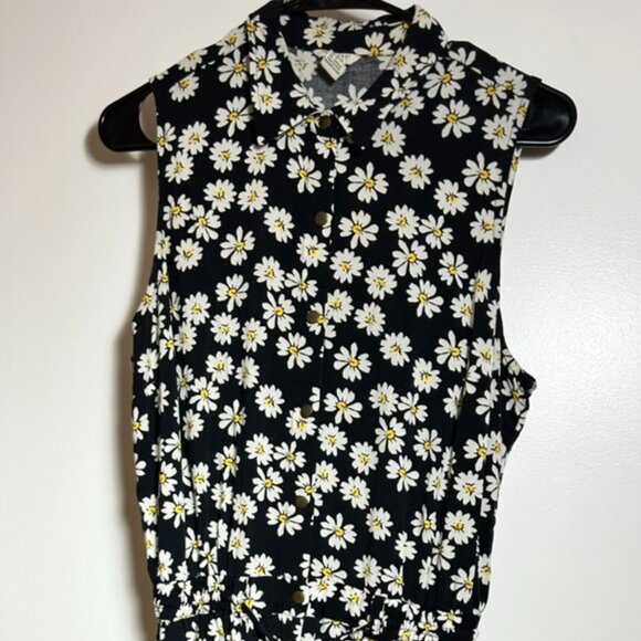 forever 21 daisy print romper - Picture 1 of 4
